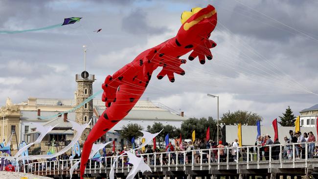 The kite festival at Semaphore is set to return in 2022. Pic: Dean Martin