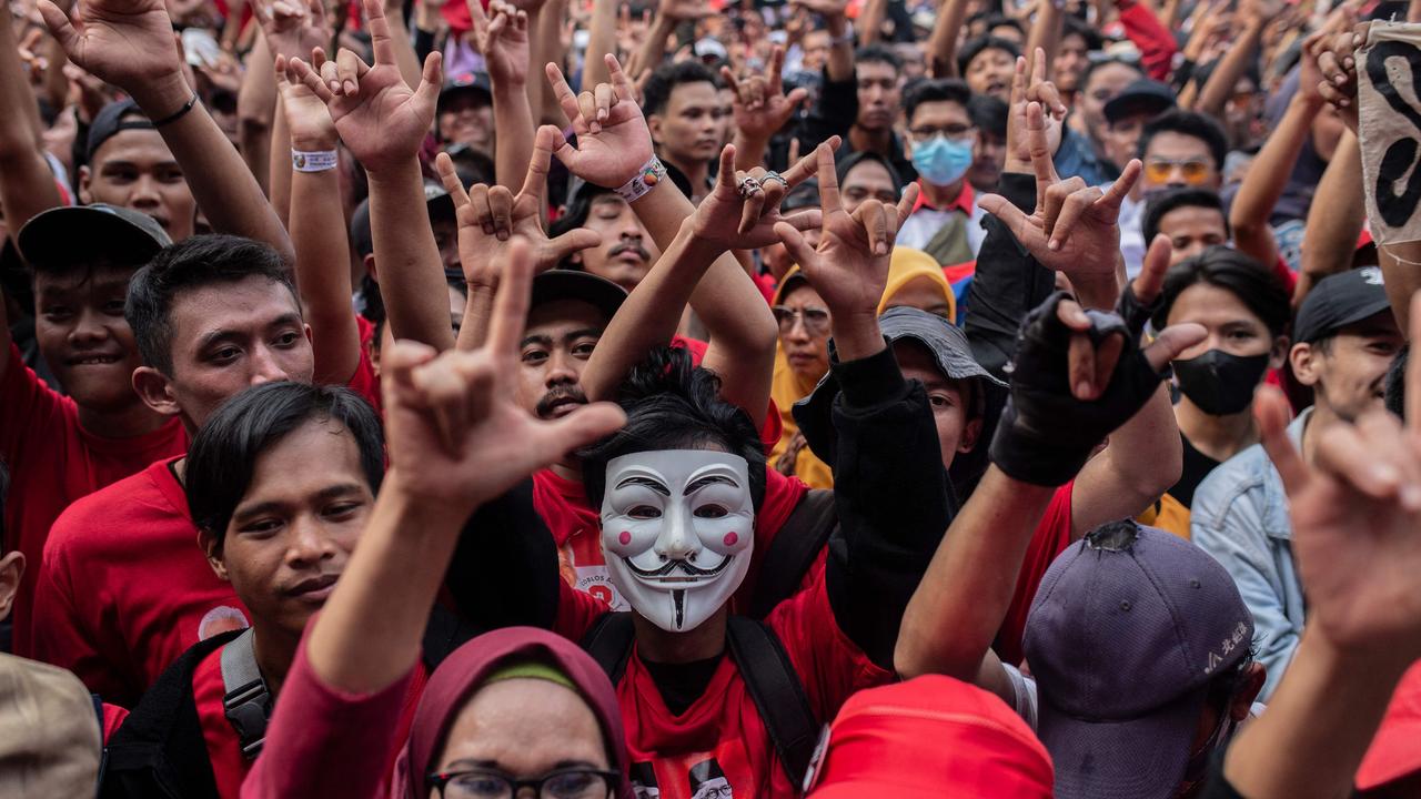 Hundreds Of Thousands Of Indonesians Turned Attended Final Rallies On ...