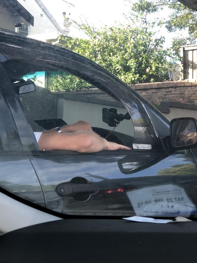 A Rose Bay motorist also caught watching MAFS on Monday