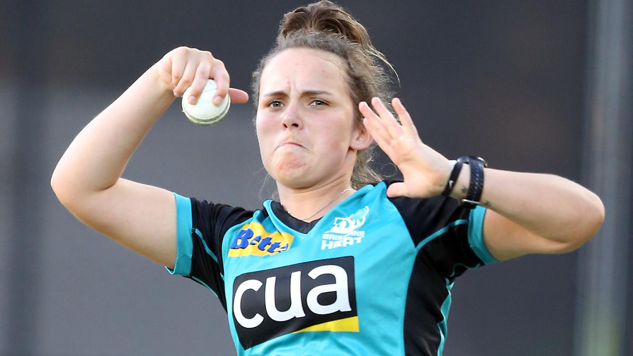 New Zealand star Amelia Kerr; WBBL; Brisbane Heart v Sydney Sixers ...