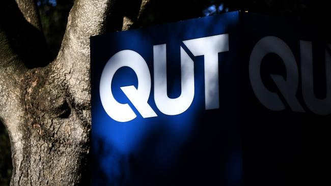 QUT students have been warned over inappropriate messages during online lectures and tutorials. Picture: NCA NewsWire/Dan Peled