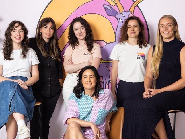 Blackbird Ventures' Nicole Marino, Silk Kadala, Clare Birch, Samantha Wong, Florence Doreen and Christie Jenkins. Source: Supplied.