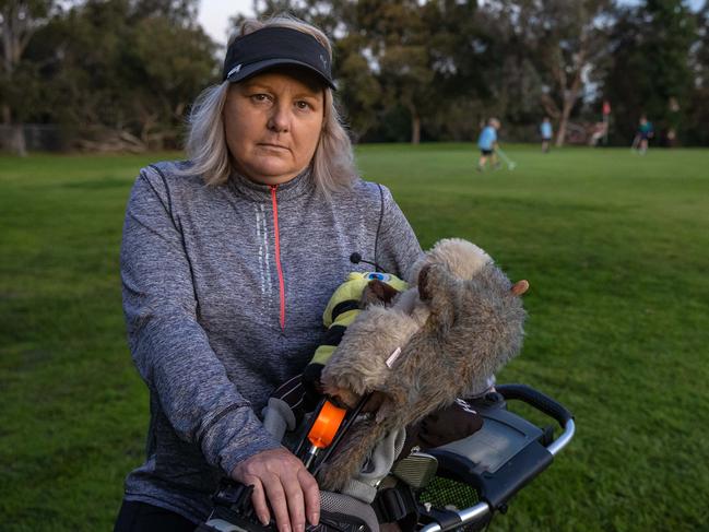 Kaylene Soligo enjoys golf after a long shift working at a major Melbourne hospital.