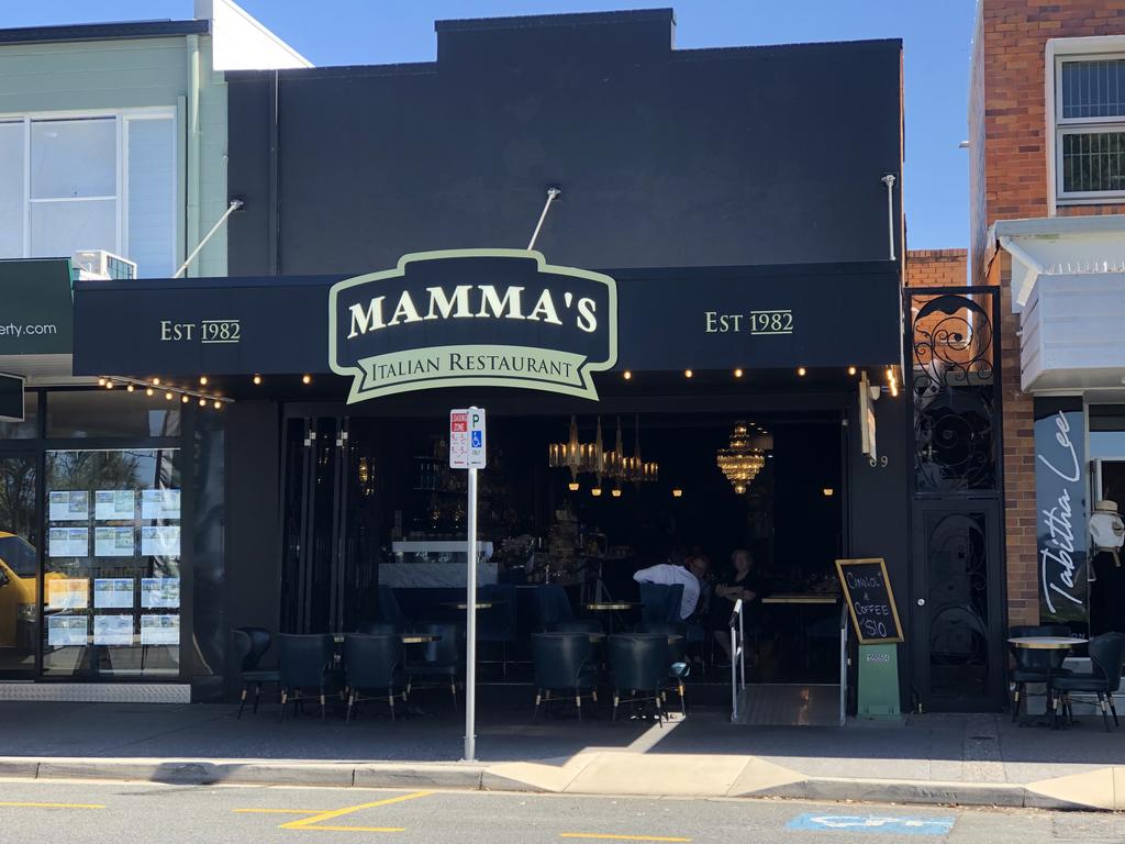 The man visited Mamma's Italian Restaurant at Redcliffe on March 21. Pic: Steve Pohlner