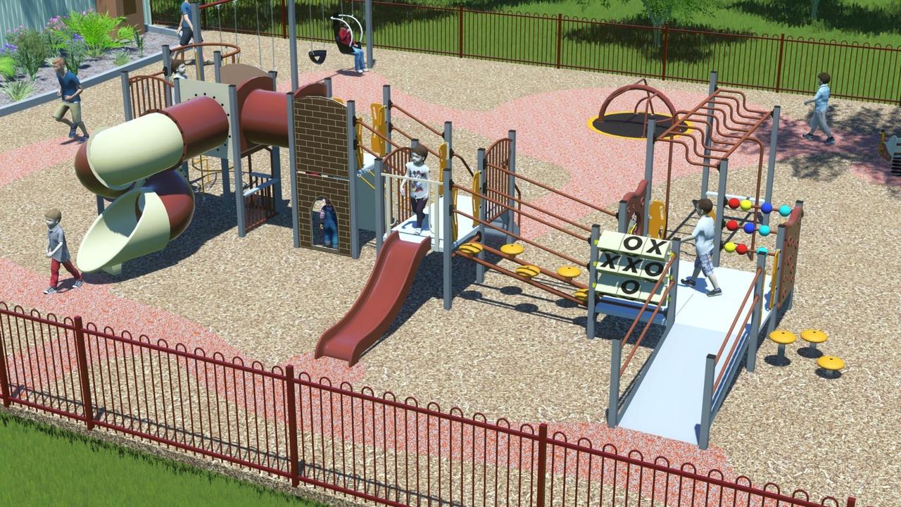 A new playground has been built in Trinity Gardens with the installation of contemporary equipment at Koster Park. Picture: NPSP council