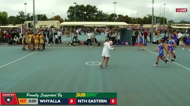 REPLAY: SA Country Netball Championships - North Eastern vs Mallee (Under 13's Pink) - Court 6