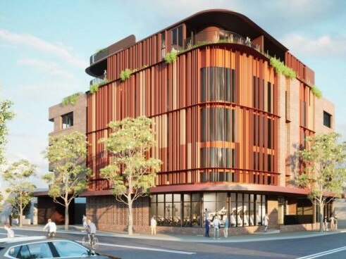 A development application for 99 West High Street, Coffs Harbour, has been lodged with the City of Coffs Harbour. The proposal is for a 10-story building featuring commercial and residential spaces, plus a rooftop terrace and more than 60 carpark spaces. PIcture: EJE Architecture