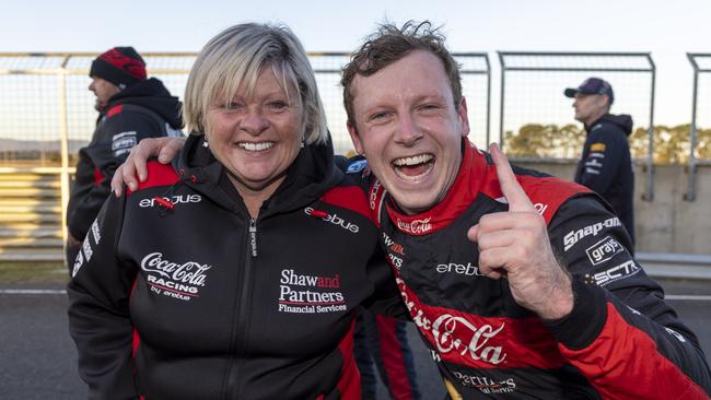 Erebus Motorsport team owner Betty Klimenko with Will Brown, who will leave the team at the end of the year to join Triple Eight.