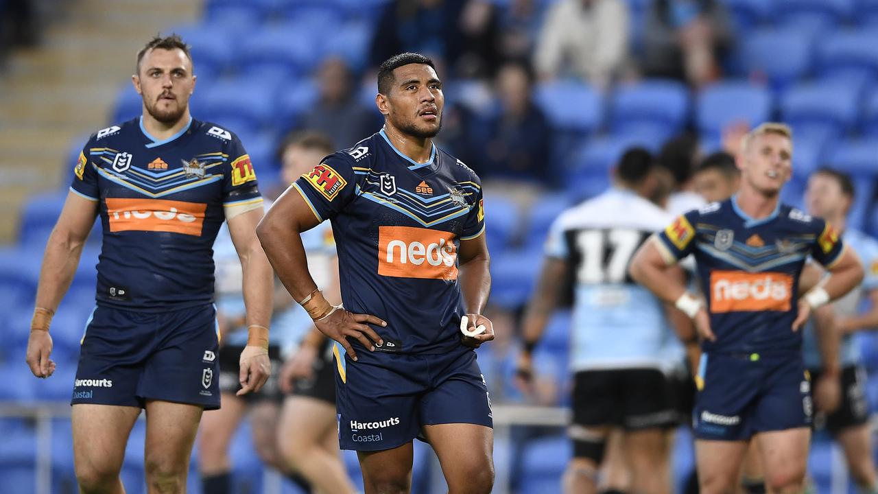 Moeaki Fotuaika of the Titans. (Photo by Ian Hitchcock/Getty Images)