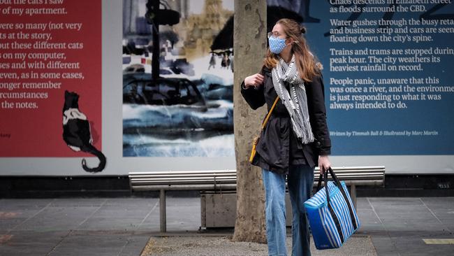 Melbourne’s lockdown is to continue for another five weeks, until at least October 26. Picture: Luis Ascui