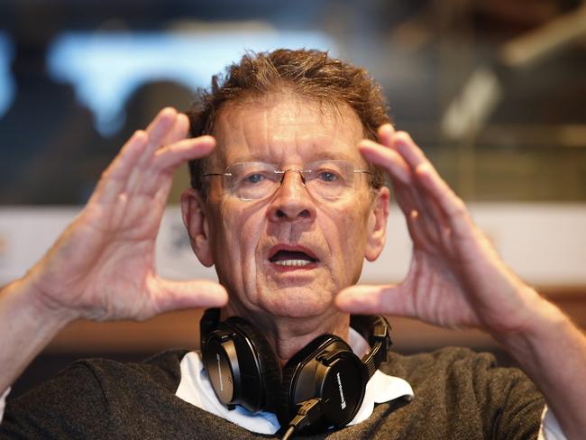 Red Symons at his first regular appearance on 3AW Mornings. Picture: David Caird