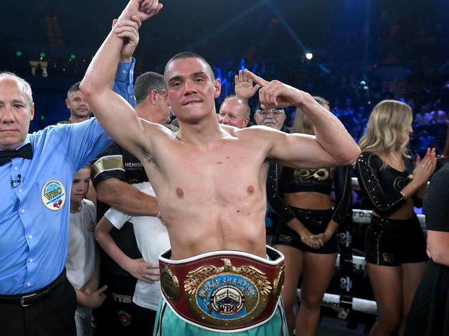 Tim Tszyu is eager to get back in the ring. Picture: Bradley Kanaris/Getty Images