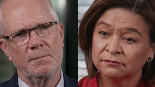 Former ABC chairman Justin Milne and ex-managing director Michelle Guthrie. Picture: AAP / ABC