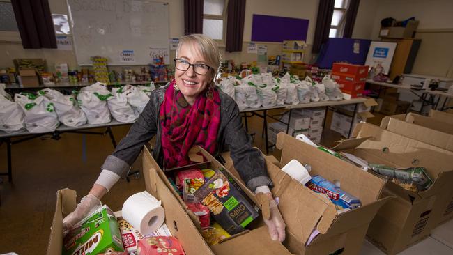 Reservoir Neighbourhood House has seen a surge in people needing help. Pictured is RNH chief executive Angie Davidson. Wayne Taylor.