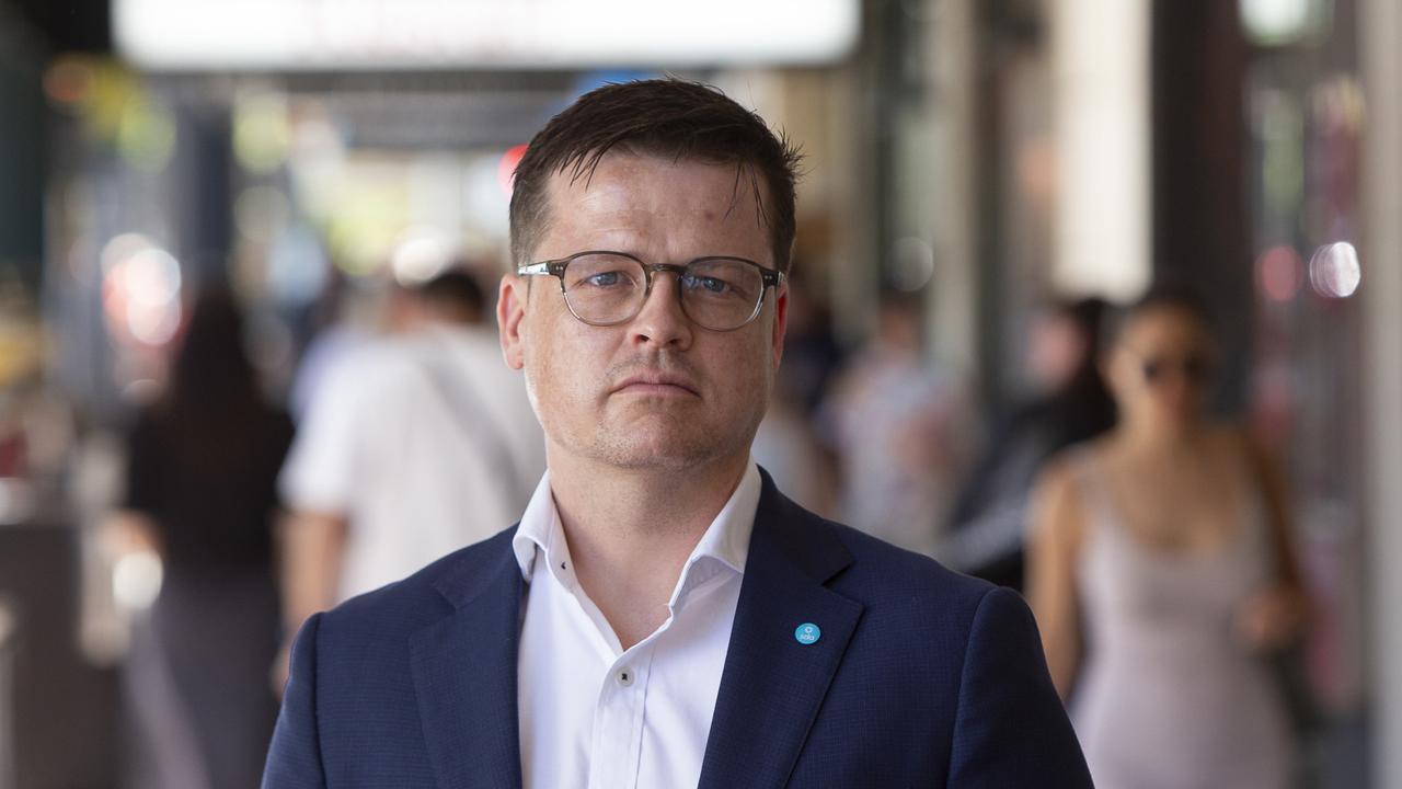 SDA secretary Josh Peak blasted Sexyland saying the underpayment of staff was “reckless” and “inexcusable”. Picture: Brett Hartwig
