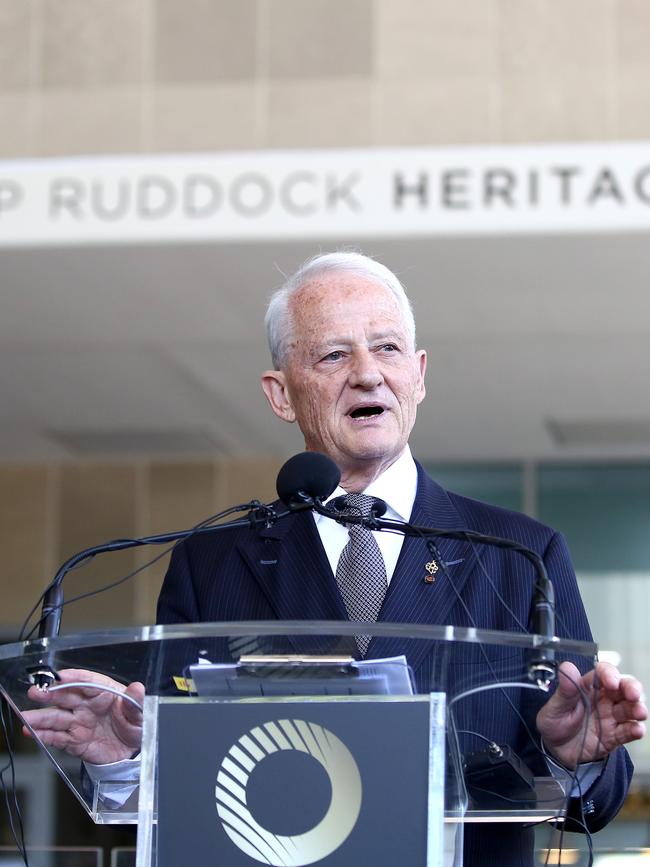 Hornsby mayor Phillip Ruddock. Picture: AAP Image/ Justin Sanson)