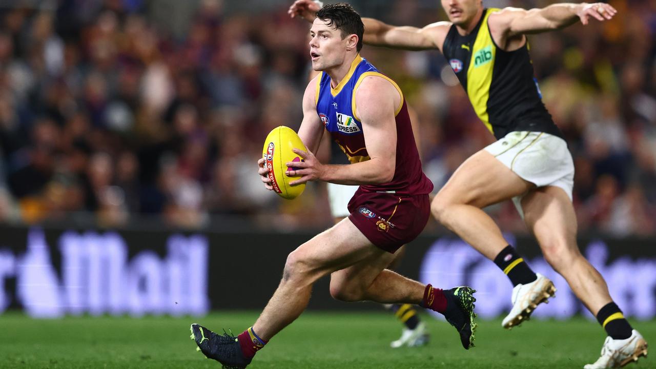 Lachie Neale was enormous for the Lions last week. Picture: Getty Images