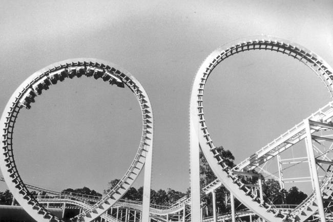 Dreamworld’s thunderbolt ride in 1995