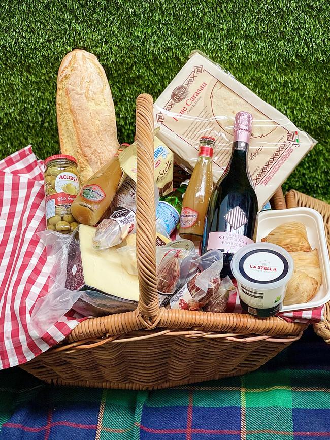 Busfood’s Italian picnic hamper. Picture: Supplied