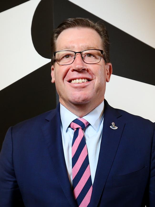 Troy Grant faced intense internal party backlash to the greyhounds ban. Picture: Richard Dobson