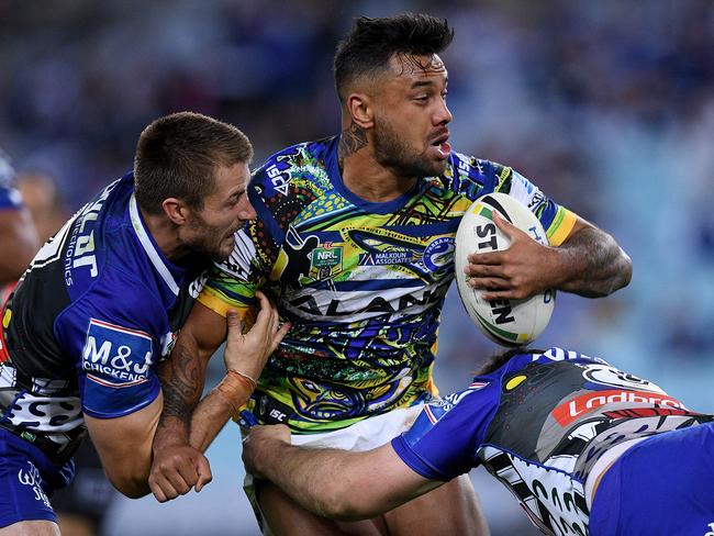 Kenny Edwards in action for the Eels in 2018.