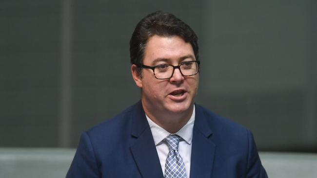 Nationals backbench MP George Christensen speaks during House of Representatives Question Time at Parliament House in Canberra, Wednesday, March 28, 2018. (AAP Image/Lukas Coch) NO ARCHIVING