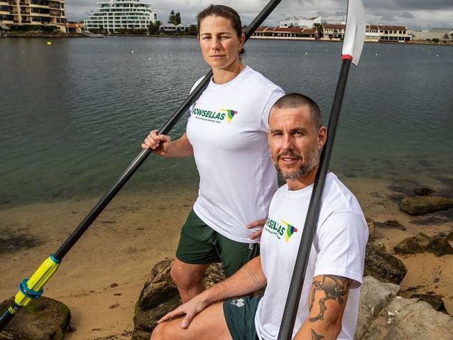 Gold medal winners Jed Altschwager and Nikki Ayers. Picture: Tom Huntley