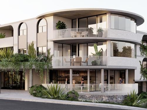 A glimpse at a proposed mixed apartment and commercial development at Bogangar, near Cabarita Beach. Photo: Near Visual.