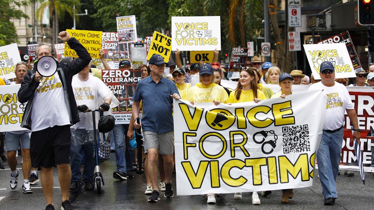 Mr Crisafulli said the first round of the Adult Crime, Adult Time laws were passed just before Christmas - resulting in youth offenders facing tougher consequences for 13 offences. Picture: NewsWire/Tertius Pickard