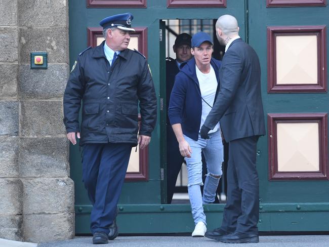 Oliver Curtis leaves Cooma correctional centre on June 23, 2017. Picture: AAP