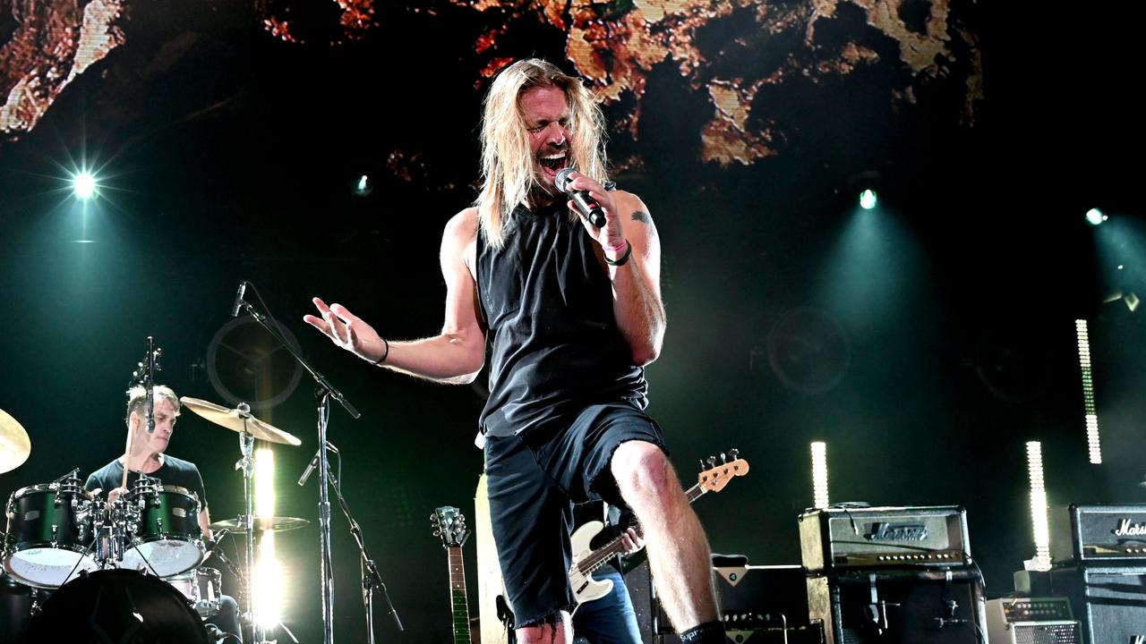 Taylor Hawkins of Foo Fighters died a millionaire. Picture: Kevin Mazur/Getty Images