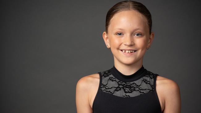 Charlotte Martin, 10, from Gawler Calisthenics Club. Picture: Supplied