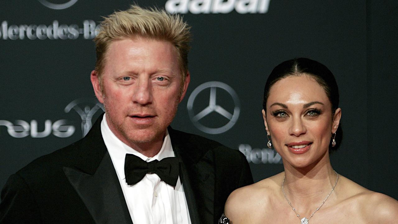 Boris Becker and his wife Lilly at the Laureus Awards in 2011.