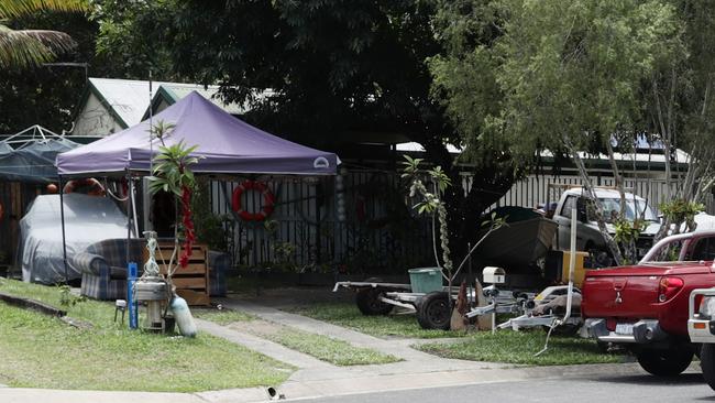 The scene of a fatal stabbing of 17-year-old Jayden Dau during a New Year's Eve house party in Lychee Close, Manoora. Brendan Radke