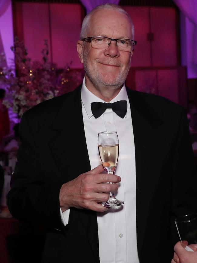 Justin Milne at the Midwinter ball at Parliament House in Canberra. Picture: Gary Ramage