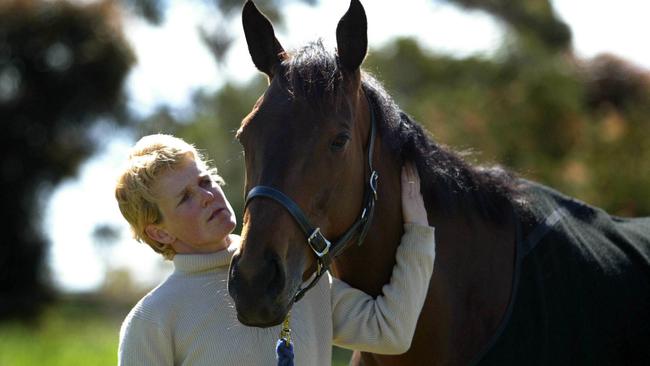 Katrina Alexander had a Melbourne Cup runner in Honour Bay in 2003. Picture: Gregg Porteous.