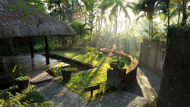 A fresh-air healing pavilion at the Farm at San Benito in Lipa, Banangas.