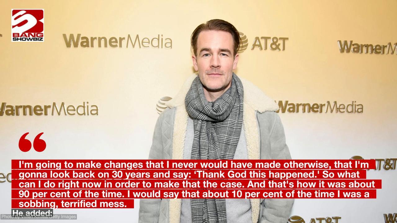 James Van Der Beek was a "sobbing, terrified mess" following his cancer diagnosis