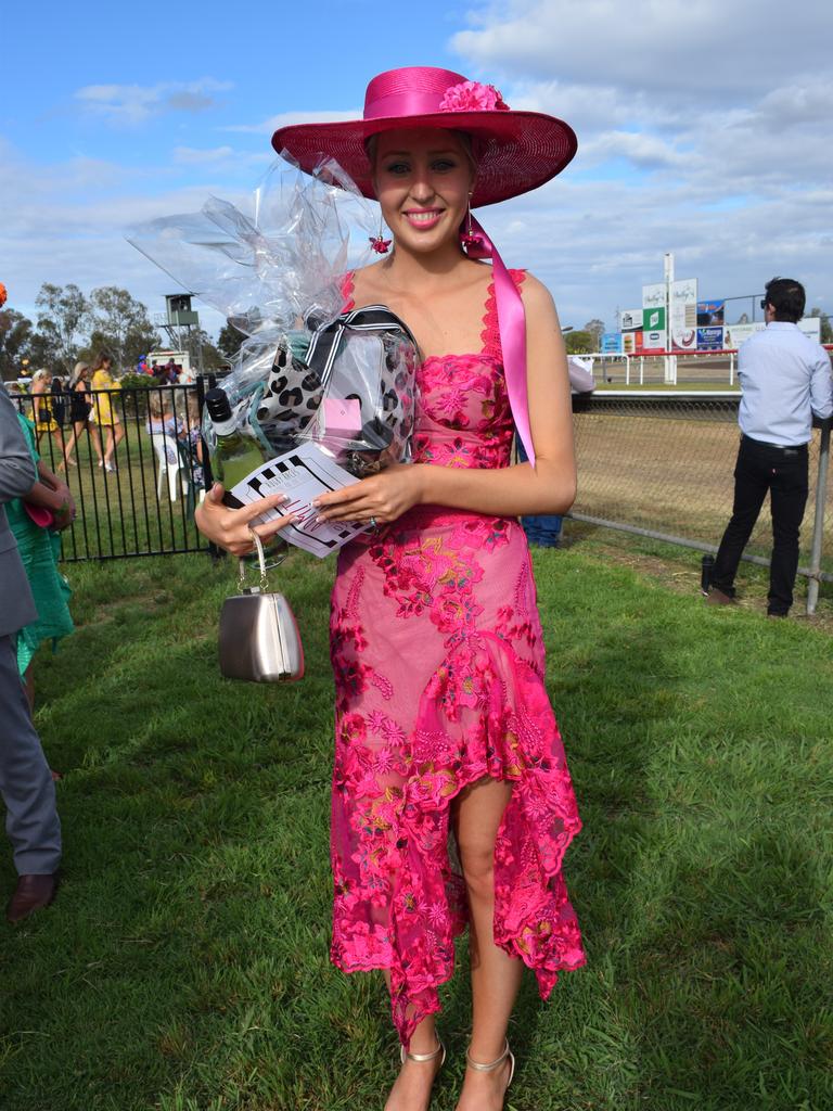 Connar McLaren winner best headwear Fashions on the Field.