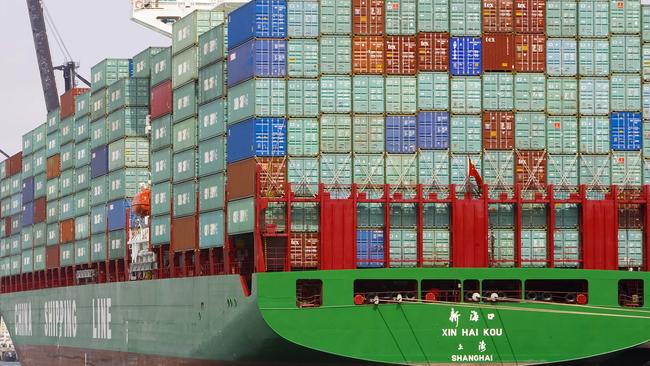 The US tariffs now cover almost all of China’s $US500 billion in exports to America. Picture: AFP