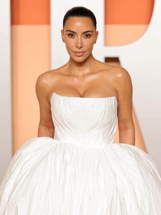 Kim Kardashian attends the 2025 Vanity Fair Oscar Party. Picture: Neilson Barnard/Getty Images for Vanity Fair