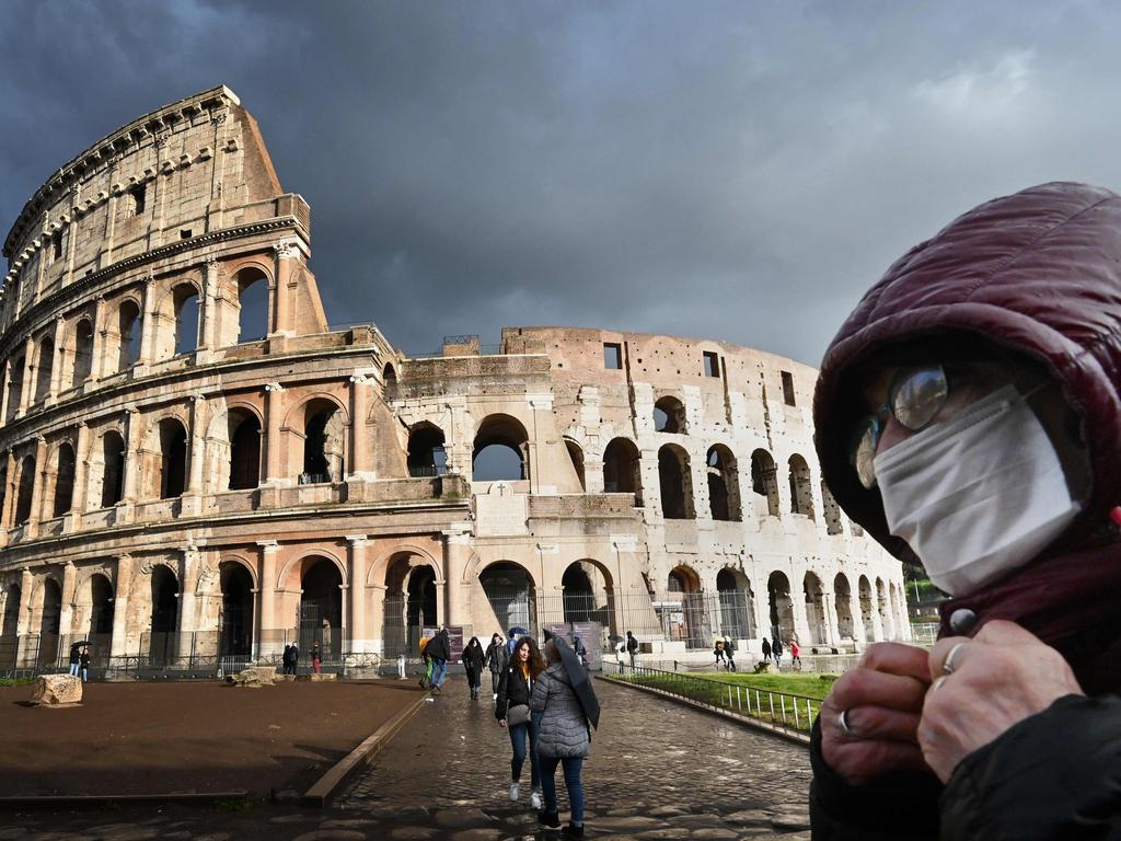 The whole of Italy was placed into lockdown overnight. Picture: Alberto Pizzoli/AFP