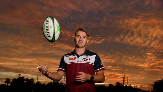 Reds star Tate McDermott will go head-to-head with Nic White in Canberra. Picture: Evan Morgan