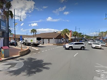 Joshua MacMillan, 30, of Umina Beach, allegedly lost control doing a burnout on West St, near the intersection of Bullion St, before he later blew 0.18. Picture: Google