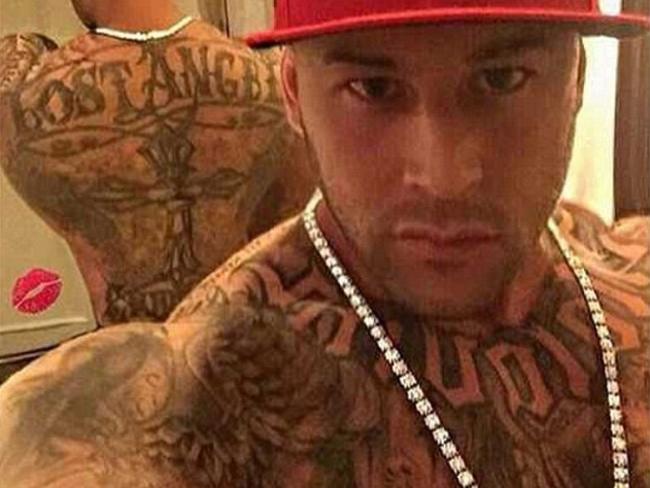 After being jailed in 2012 for manufacturing the drug ice Barbaro is believed to have become addicted to tattoos. Picture: Instagram