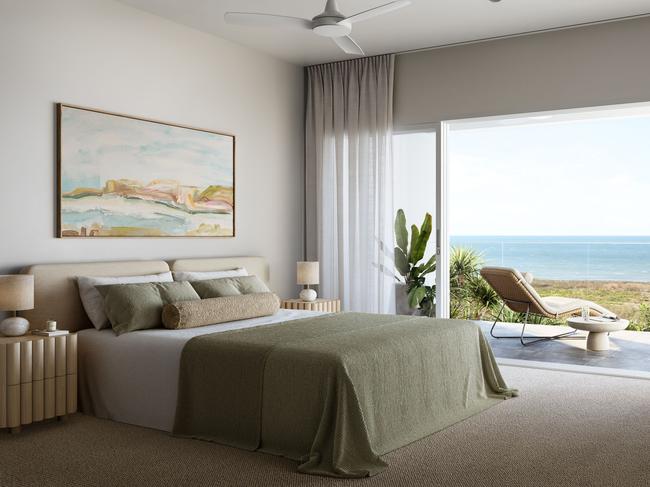 Artist impression of The Beach Collective, which forms part of the Sol Precinct, Urbexâs Dunes Harbour Beach development located at Harbour Beach, seven kilometres from Mackayâs CBD. Picture: Supplied