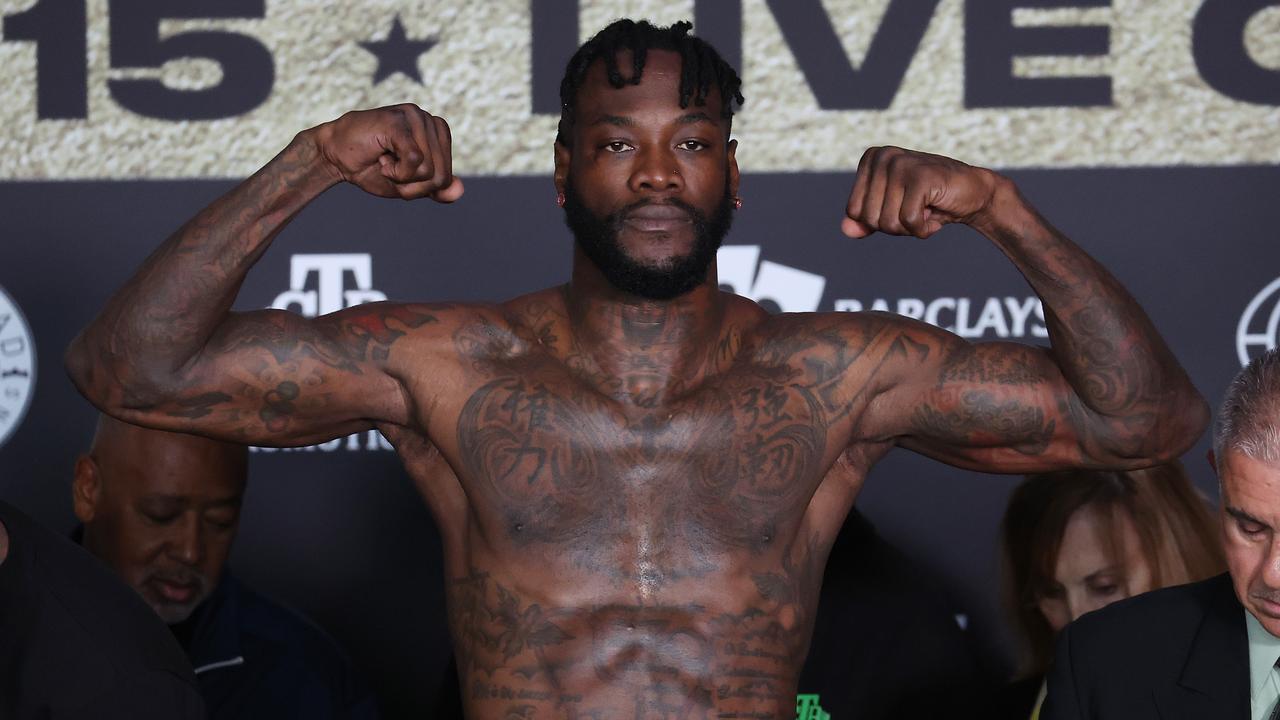 Deontay Wilder was arrested for possession of a concealed weapon. (Photo by Al Bello/Getty Images)