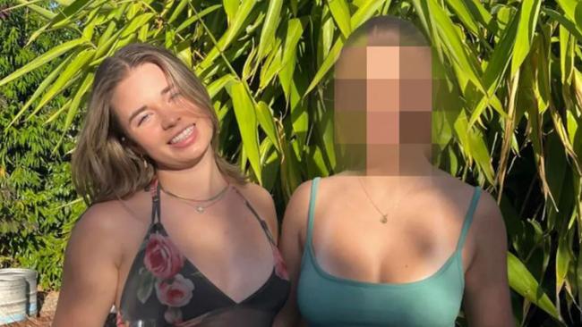 Holly Bowles (left) is critically ill after a suspected mass poisoning during a holiday in South-East Asia. Picture: Facebook