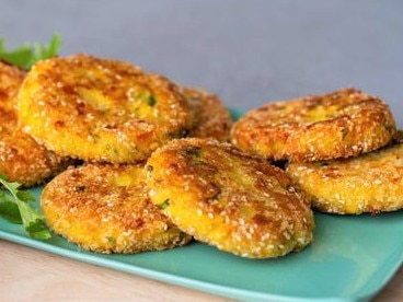 Easy corn schnitzels for dinner