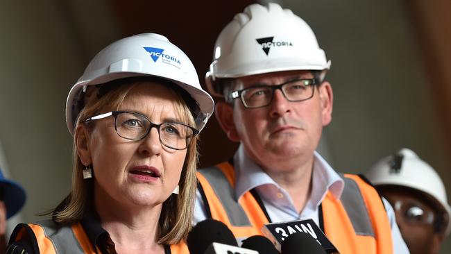 Jacinta Allan took over from James Merlino as deputy leader. Picture: Nicki Connolly